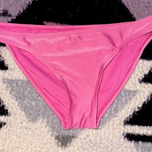 Pink bathing suit bottoms, size medium, live love dream